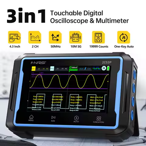 FNIRSI 2C53P 50Mhz Bandwidth Digital Oscilloscope