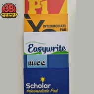 Intermediate Pad Paper Value Pack (5pcs) — Scholar | P1 | XO | Easywrite | Mica |