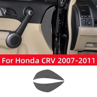 :{-- “สำหรับฮอนด้า CRV CR-V 2007 2008 2009 2010 2011อุปกรณ์เสริมแผ่นกันชนประตูรถยนต์ภายในคาร์บอนไฟเบอร์สติ๊กเกอร์ตกแต่งฝาครอบ
