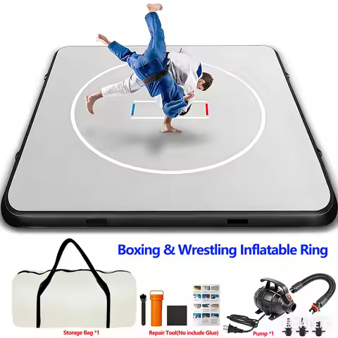 Durable Big Pad for Yoga Boxing Inflatable Ring Brushed Finish Air Cushion for Taekwondo Sports Flip
