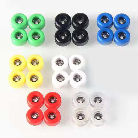 4Pcs/Set Professional PU+Metal Urethane CNC Bearing Wheel For Wooden Fingerboard