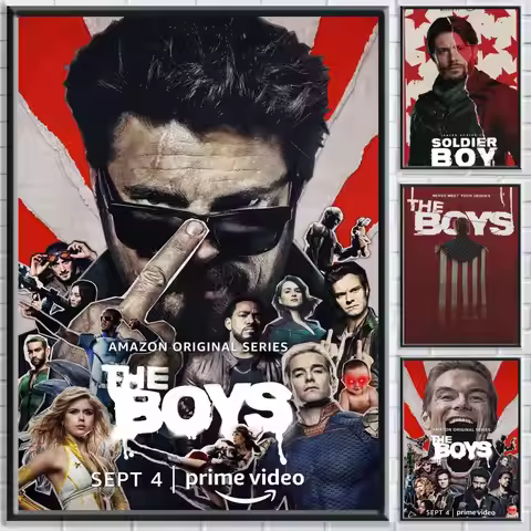 The Boys Classic movies Poster Bedroom living room study & beyond self adhesive decor + perfect gift