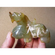 [Old Jade] Money Rolling Pixiu Jade Old Pendant Auspicious