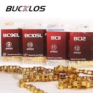 BUCKLOS Bike Chain MTB 12 Speed 11 Speed Bicycle Chain EL SL Mountain Road Corrente 12v 11v Current 