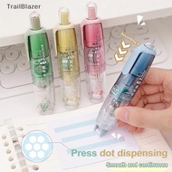 【TBSG】 Cartoon Press-On Dot Glue Office Ledger Supplies Stationery Roller Glue Tape Student Study Pe