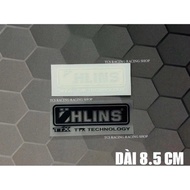 [ 1 STAMP ] OH LIN S T X DECAL STICKER 8.5 CM LONG CAR SIDE DECORATIVE STICKER