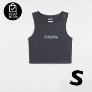 เสื้อVANS BLUR FITTED CROP TANK ASPHALT สินค้ามีประกันแท้