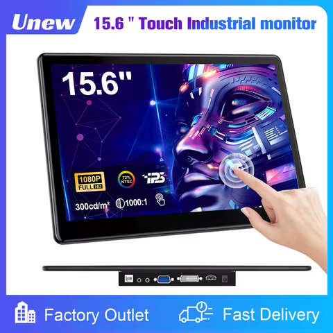 15.6 inch touch monitor display 1080P FHD 1920X1080 suitable for second monitor display supports VGA
