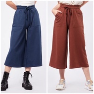COLORBOX CELANA WANITA PAPERBAG PANT JERSEY KULOT 7/8