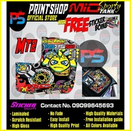☈ ✢ ℗ Mio Sporty/Soulty Gas Tank Sticker Decals