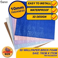 Wallpaper dinding bilik tidur 30(pcs) Wall paper dinding 30(pcs) Gam wallpaper dinding 30(pcs) ♕HOT 