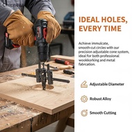 [Chc] Adjustable Wood Hole Drill Bit Saw Cutter Multi Functional Drilling Tool for Ceiling Speaker H
