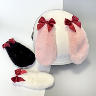 Detachable Bunny Ears Internet Celebrity Cute Helmet Accessories Motorcycle Scooter Electric Bike De