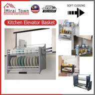 MIRAI Luxury Stainless Steel Dish Rack Elevator Storage