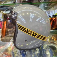 [ SIAP VISOR ] 100% Original SGV88 SGV Clip Topi Keledar Motor Helmet MS88 MS Magnum SGV Nardo Grey 