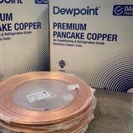 COPPER AIRCOND DEWPOINT SIRIM 2hun / 3hun / 4hun / 5hun Jualan Satu Coil / Per Meter