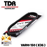 Vbelt Van Belt CVT Belt TDR Vario 150 ESP (K36) Greenline
