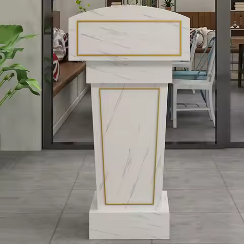 Small Platform Reception Desk Shopping Guide Office Hotel Emcee's Speech Podium Teacher's Classroom 