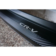 CRV 5/5.5代【後保桿卡夢保護貼】3M不殘膠 車貼專用膠膜 改裝配件 貼膜 1個 銀字