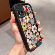HP Phone Case For VIVO Y21 Y21s Y21T Y21E Y21A Y21G Y33T Y33s Case Luxury Flower Retro Cover Softcas