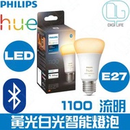 飛利浦 - Philips Hue E27 11W 黃光白光燈膽｜9290024684
