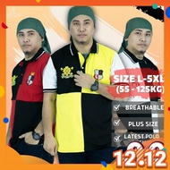 CY 240902 100% COTTON CASUAL MAN POLO COLAR SHIRT  / T.SHIRT POLO VIRAL / KOLAR TEE 3XL 4XL 5XL