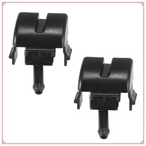 2PCS Front Left&Right Windshield Heated Washer Sprayer Nozzle Jet 61668374367 61668374368 Replacemen