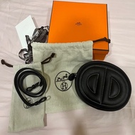 愛馬仕小豬鼻腰包Hermes in-the-loop banane 黑銀