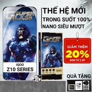 Toughened iQOO Z10 Turbo Pro, Z10 Turbo, Z10X Cowcase PREMIUM full screen | Screen protector for ss 