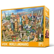 1000片世界地標拼圖