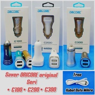 Saver C200 ORICORE Dual USB Car Changer Mob 2 USB Changer/