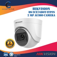 Hikvision DS-2CE76D0T-ITPFS 2MP Audio Camera