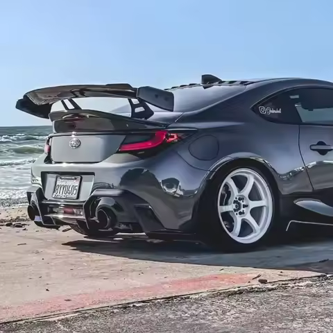 ZD8 track spoiler Suitable for Toyota GR86 Subaru BRZ modified tail wing AD-RO carbon fiber