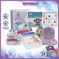 Baby Napkin Lampin Bayi Anakku Pureen Fiffy Soft Plain Printed