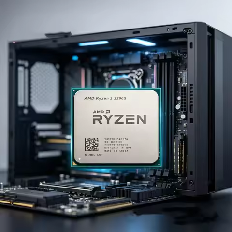 AMD Ryzen 3 2200G 3.7GHz Boost 4MB Cache Vega 8 Graphics Tray CPU