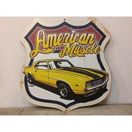 Signboard Wooden Sign Size 38x38 Cm.