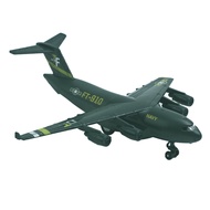 <Pluscloth> Diecast C17 Transport Plane Pull back Light Sound Aircraft Model Education Toy