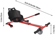 Mini Segway Hoverboard Seat เปลี่ยน Self Balancing Scooter เป็น Go-Kart โครงปรับได้ ใช้งานร่วมกับ 6.5  8  10