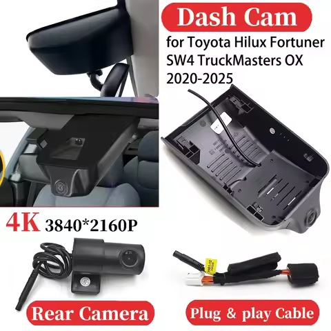 ZJCGO Car 4K Video Recorder DVR Dash Cam Dashboard Camera Plug and play for Toyota Hilux Fortuner SW