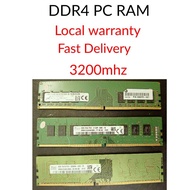 RAM PC DD R3 /D DR4  4GB/8GB (1 month warranty)