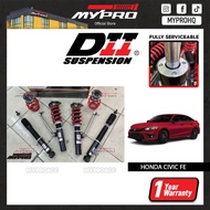 DII Adjustable Absorber ( Boleh Service ) High Low Bodyshift for Honda Civic FE