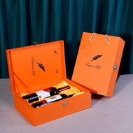 Red Wine Gift Box Paper Box Double Pack Red Wine Gift Box Universal Wine Gift Box 2 Pack Red Wine Bo