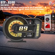 OTP A590 ULTRA METER OBD2 SPEEDOMETER GPS ALARM ALZA 2009- MYVI LAGI BEST VIVA MYVI OLD NISSAN LIVIN