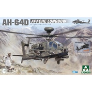 Plastic Model Assembly TAKOM Scale 1/35 AH-64D APACHE LONGBOW + BONUS "BLADE FOLD KIT" (2601)