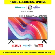 Hisense 40'' TV 40A4000K Full HD Smart A4000K Series HD Smart TV