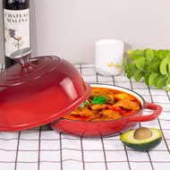 Bread Dutch Oven With Dome Lid 26cm bread baking pan Baking pot Bread pan Seafood pot Soup pot periu