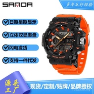 Men Youth Outdoor Hot-Selling Watch Waterproof Multi-Function SANDA Sports Fashion Live Cool Electro