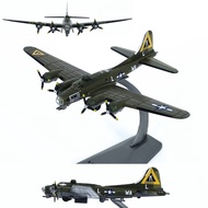 Ready Stock 1: 200 American B-17G Airplane Model Alloy B17 Bomber Glue-Free Color Separation Finishe