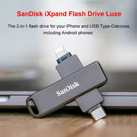 SanDisk USB Flash Drive iXpand OTG Lightning USB 3.0 Stick 256GB 128GB 64GB Pen Drive MFi For iPhone