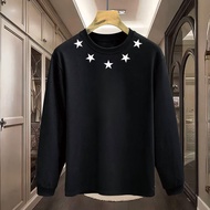 Áo Thun Nam Tay Dài in Họa Tiết Thường Ngày Mùa Xuân Cổ Tròn Dáng Rộng Thường Ngày Phong Cách Đường